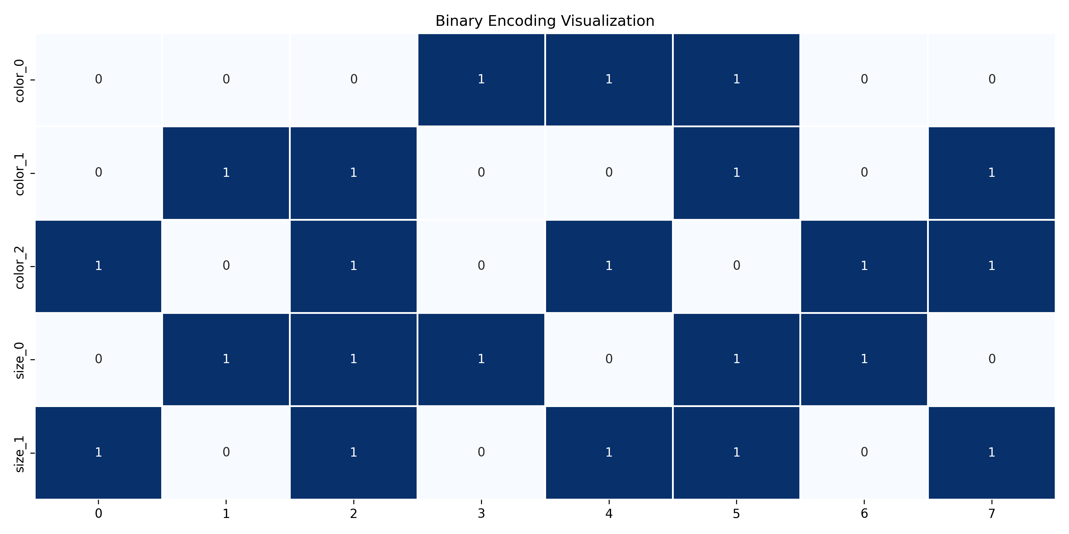 Binary Encoding Visualization